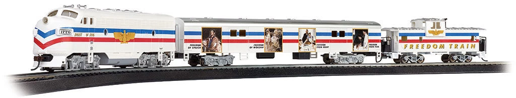 Bachmann HO 00767 Norman Rockwell Freedom Train Set 1 Bachmann HO 00767 Norman Rockwell Freedom Train Set