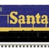 Atlas Master Line HO 10003680 Silver Series U28CG, Santa Fe (Freight Scheme) #7901