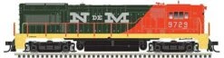 Atlas Master Line HO 10004271 Silver Series U30B, Nacionales De Mexico #9729