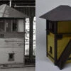 Scale Railroad Models N 1013-N P&LE Interlocking Switch Tower Kit