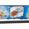 Micro-Trains N 10200843 60' Box Car With Excess Height, Double Plug Doors, And Rivet Sides, Micro-Mouse Father's Day 2023