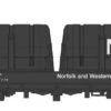 Walthers Proto HO 920-105251 50' Evans Cushion Coil Car, Norfolk And Western #169968