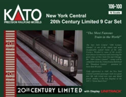 Kato N 106100 20th Century Limited Passenger Car Set, New York Central (9)