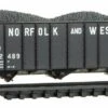 Micro-Trains N 10800500 H12A 100-Ton 3-Bay Open Hopper, Norfolk And Western #142489