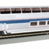 Bachmann HO 13001 Silver Series Budd 85' Full-Length Dome Car With Lights, Amtrak (Phase VI) #10031
