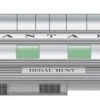 Walthers Proto HO 920-16253 85' Pullman-Standard 4-4-2 Sleeper Car With Lights, Santa Fe "Regal Lark"