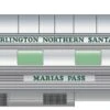 Walthers Proto HO 920-16255 85' Pullman-Standard 4-4-2 Sleeper Car With Lights, Burlington Northern Santa Fe "Raton Pass" #65