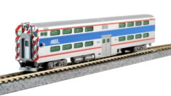 Kato N 1560972 Pullman Bi-Level Cab-Coach, Chicago Metra #8750