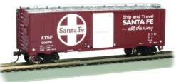 Bachmann HO 16012 40' PS-1 Box Car, Santa Fe #39876