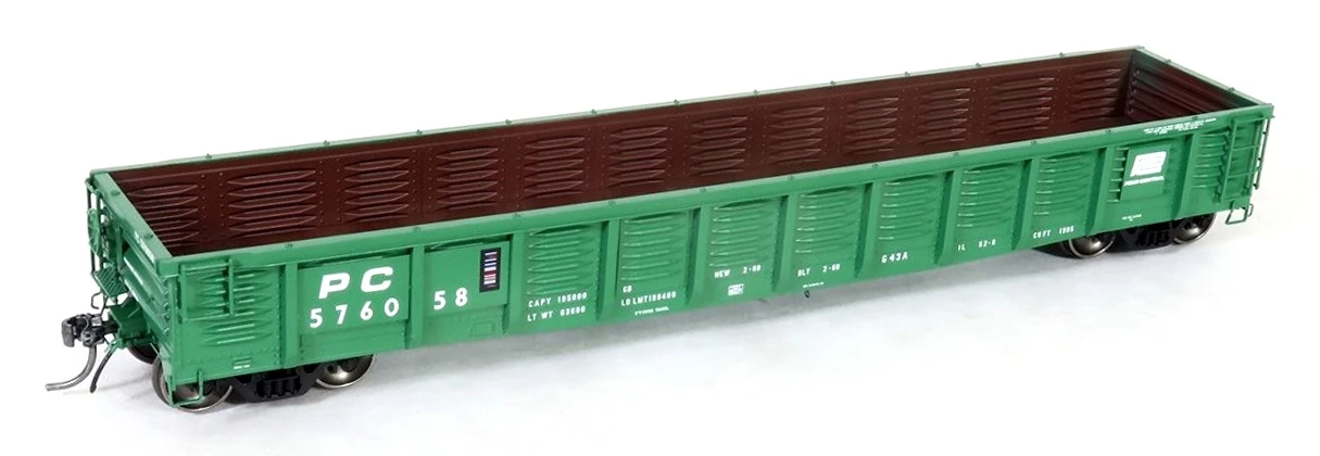 Tangent Scale Models HO 17018-04 G43A Gondola, Penn Central #576041 1 Tangent Scale Models HO 17018-04 G43A Gondola, Penn Central #576041