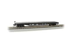 Bachmann Silver Series HO 17304 52' Flat Car, Erie Lackawanna #8063