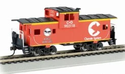 Bachmann HO 17707 36' Wide-Vision Caboose, Chessie System (C&O) #903118