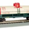 Bachmann HO 17801 40' Single Dome Tank Car, North Pole And Southern #721 (Flying Reindeer Water)