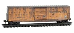 Micro-Trains N 18045370 50' Standard Box Car With 10' Single Door, No Roofwalk, And Short Ladders, Denver And Rio Grande Western #64073 (April Fool's Car)