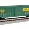 Bachmann Silver Series N 19667 ACF 50' 6" Outside-Braced Sliding Door Box Car, The Bay Line #7107