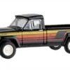 Brekina HO 19811 1968 Jeep Gladiator B Pickup Truck, Black/Orange/Red