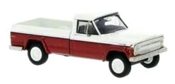 Brekina HO 19813 1968 Jeep Gladiator Pickup Truck, White, Red