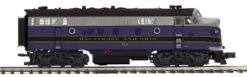 MTH Premier O 20-21583-1 F3 A-Unit Diesel Engine With Hi-Rail Wheels, Baltimore And Ohio #86A