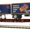 MTH Premier O 20-95509 Flat Car With PUP Trailers, Pittsburgh And Lake Erie