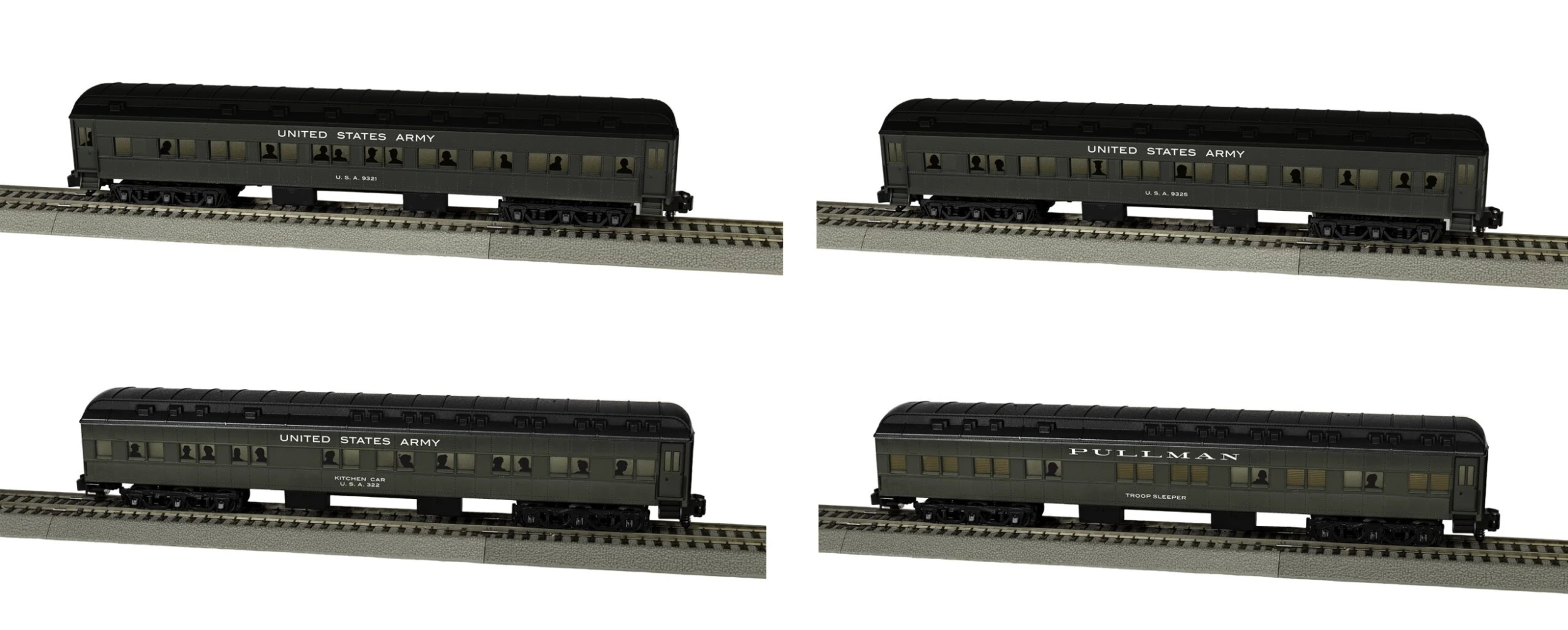 Lionel S 2119320 US Army Troop Train Pack 1 Lionel S 2119320 US Army Troop Train Pack