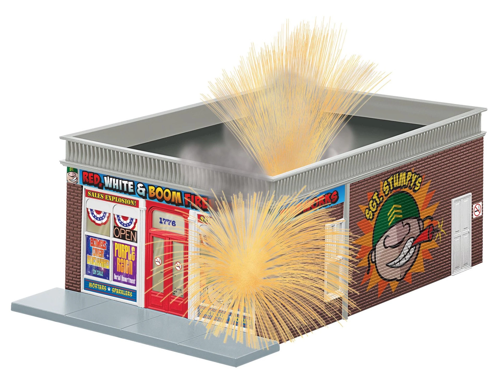 Lionel O 2129030 Sgt. Stumpy's Red White And Boom Fireworks 1 Lionel O 2129030 Sgt. Stumpy's Red White And Boom Fireworks