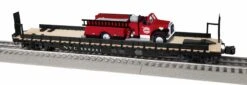 Lionel O 2226290 50' Flat Car With Fire Truck, New York Central #506261