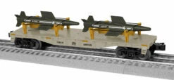Lionel O 2228030 US Army Missile Flat Car
