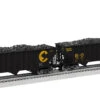 Lionel O 2326088 100-Ton Hopper Pack B, Chessie System (C&O) (2)