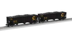 Lionel O 2326088 100-Ton Hopper Pack B, Chessie System (C&O) (2)