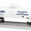 Lionel O 2343011 Unibody Tank Car, Reading And Northern #101275