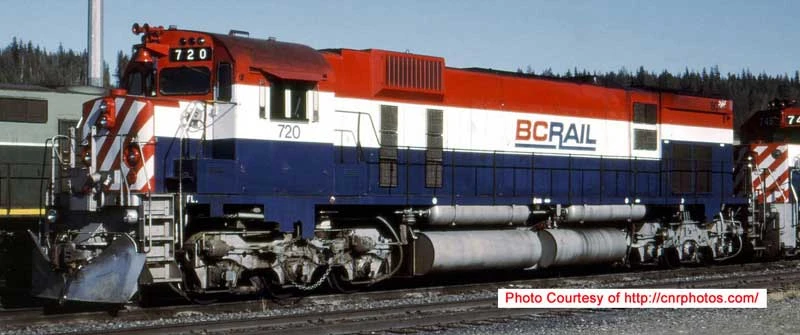Bowser HO 24873 M630, BC Rail #720 1 Bowser HO 24873 M630, BC Rail #720