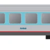 Rapido HO 25107 RTL Add-On Turboliner Coach, Amtrak