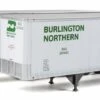 Walthers SceneMaster HO 949-2510 40' Trailmobile Trailers, Burlington Northern (2)