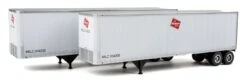 Walthers SceneMaster HO 949-2513 40' Trailmobile Trailers, Milwaukee Road (2)