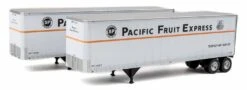 Walthers SceneMaster HO 949-2514 40' Trailmobile Trailers, Pacific Fruit Express (2)