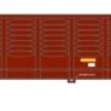 Trainworx N 25225-14 Corrugated 52' 6" Gondola, Santa Fe #68219