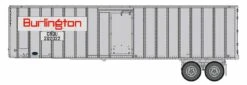 Walthers SceneMaster HO 949-2600 40' Flexi-Van Trailers, Chicago Burlington And Quincy (2)