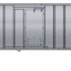 Walthers SceneMaster Line HO 949-2608 40' Flexi-Van Trailers, New York Central (2)