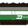 Rapido HO 28312 EMD E8A With HEP, Burlington Northern "Village Of Hinsdale" #9915