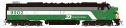 Rapido HO 28312 EMD E8A With HEP, Burlington Northern "Village Of Hinsdale" #9915