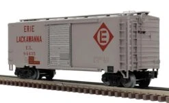 Atlas Premier O 3001337 40' PS-1 Box Car With 7' Door, Erie Lackawanna