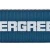 Intermountain HO 30255-05 40' Corrugated Containers, Evergreen #2 (2)