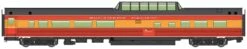 Walthers Mainline HO 910-30407 85' Budd Dome Coach, Southern Pacific