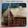 Osborn Model Kits N 3057 Semaphore Station Order Board Laser-cut Wood Kit