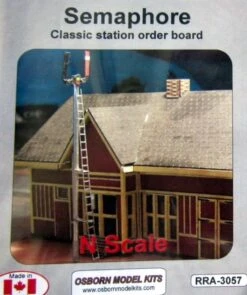 Osborn Model Kits N 3057 Semaphore Station Order Board Laser-cut Wood Kit