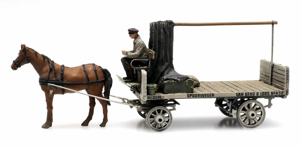 Artitec HO 387.428 VG&L Wagon With Horse 1 Artitec HO 387.428 VG&L Wagon With Horse