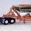 Trucks N Stuff HO 400720 (Spec024) Peterbilt 389 Tractor With Pneumatic Semi Trailer, Orange/Blue/White