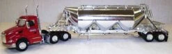 Trucks N Stuff HO 400738 (Spec003) Peterbilt 579 Tractor With Pneumatic Semi Trailer, Conti Materials