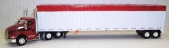 Trucks N Stuff HO 400745 (TNS124) Kenworth T-680 Tractor With Walking Floor Semi Trailer, Tiger Lines