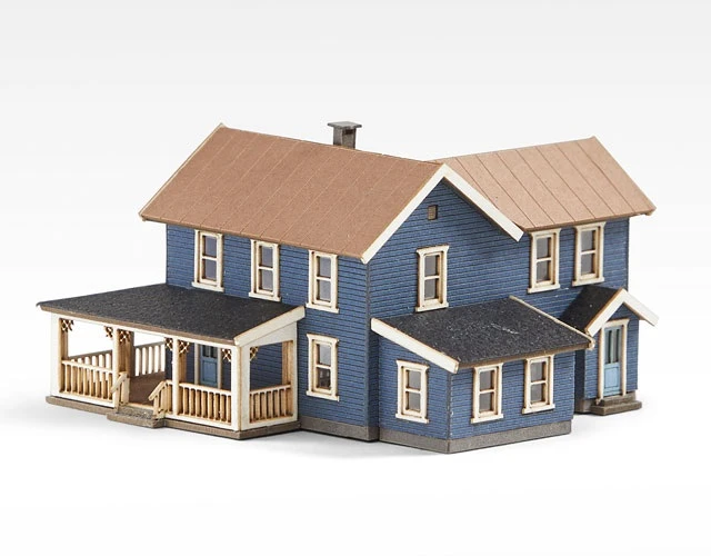 Archistories Z 406201 Turn Of The Century House Kit, Dark Blue 1 Archistories Z 406201 Turn Of The Century House Kit, Dark Blue